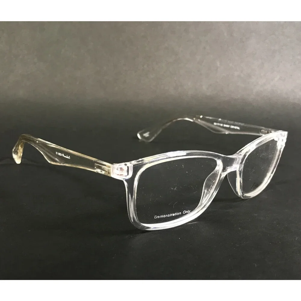 Enhance Eyeglasses Frames 4200 SHINY CRYSTAL Rectangle Full Rim 50-17-135